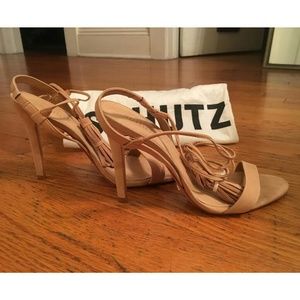 SCHUTZ Lightwood Maggie Tassel Sandals